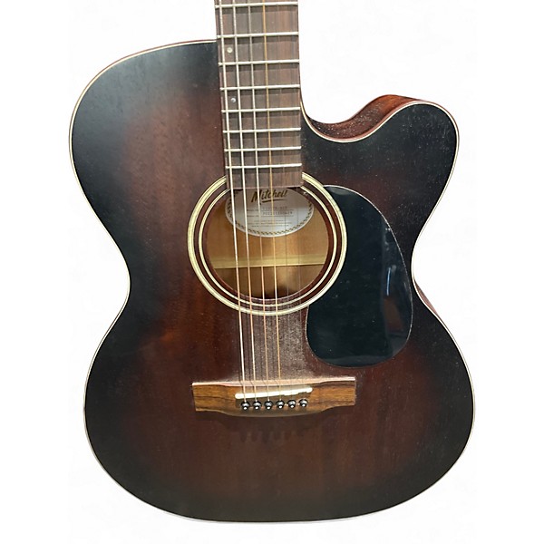 Used Mitchell t333ce Mahogany Acoustic Electric Guitar