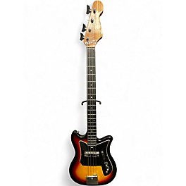 Vintage 1970s Kay EB100 2 Color Sunburst Electric Bass Guitar