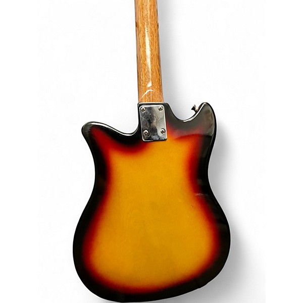 Vintage 1970s Kay EB100 2 Color Sunburst Electric Bass Guitar