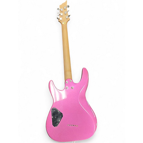 Used Diamond LT Series Pink Solid Body Electric Guitar