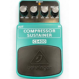 Used Behringer CS400 Compressor Sustainer Effect Pedal