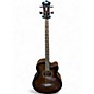 Used Ibanez AEB10BBE-DVS Dark Violin Sunburst Acoustic Bass Guitar thumbnail