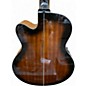 Used Ibanez AEB10BBE-DVS Dark Violin Sunburst Acoustic Bass Guitar
