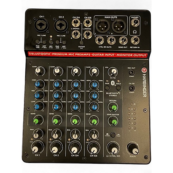 Used Harbinger LV8 Unpowered Mixer