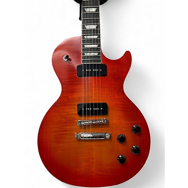 Used 2018 Gibson Les Paul Classic Player Plus No Case Cherry Sunburst Satin Solid Body Electric Guitar