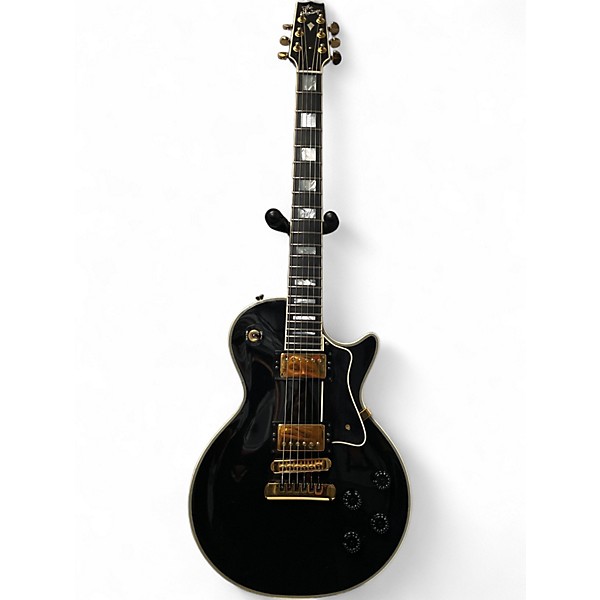 Used Heritage H157 Black Triple Binding Solid Body Electric Guitar