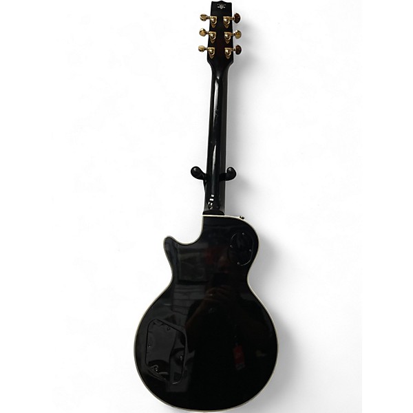 Used Heritage H157 Black Triple Binding Solid Body Electric Guitar