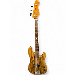 Used Warmoth P Bass Natural Electric Bass Guitar
