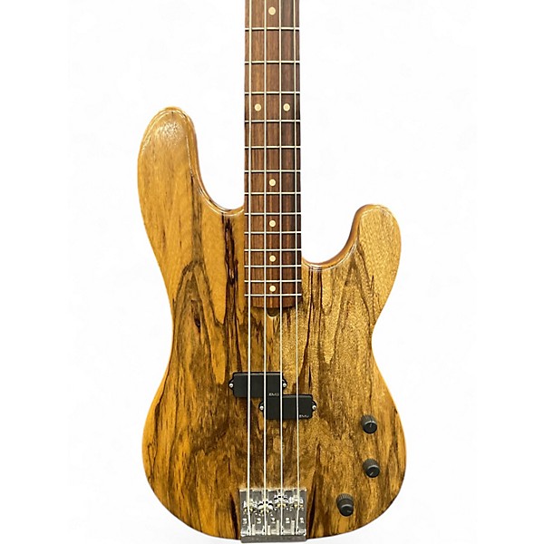 Used Warmoth P Bass Natural Electric Bass Guitar