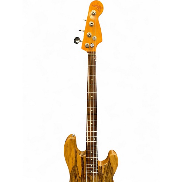Used Warmoth P Bass Natural Electric Bass Guitar