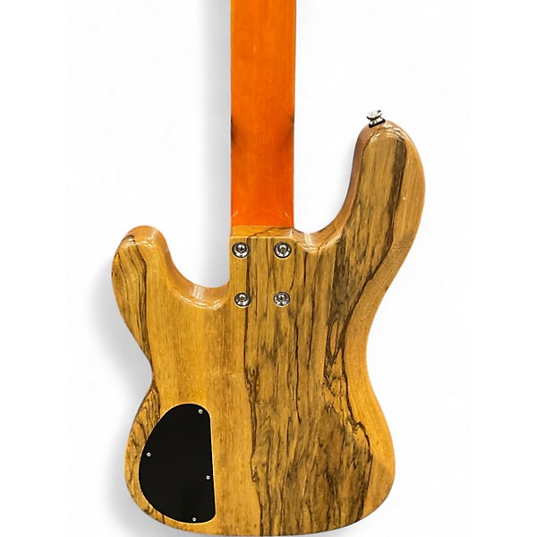 Used Warmoth P Bass Natural Electric Bass Guitar