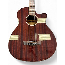 Used Dean AX EABC MAH GC Dark Natural Acoustic Bass Guitar