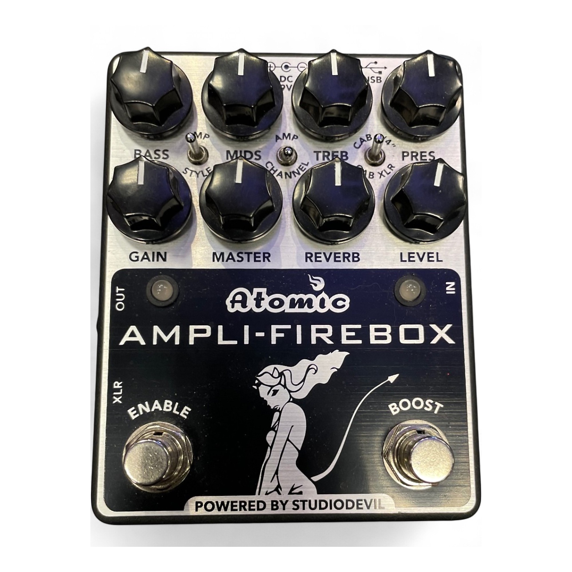Atomic AmpliFire ギターエフェクター Atomic Amplifire Guitar FX Pedal - Plugged In To a Clean/Dry