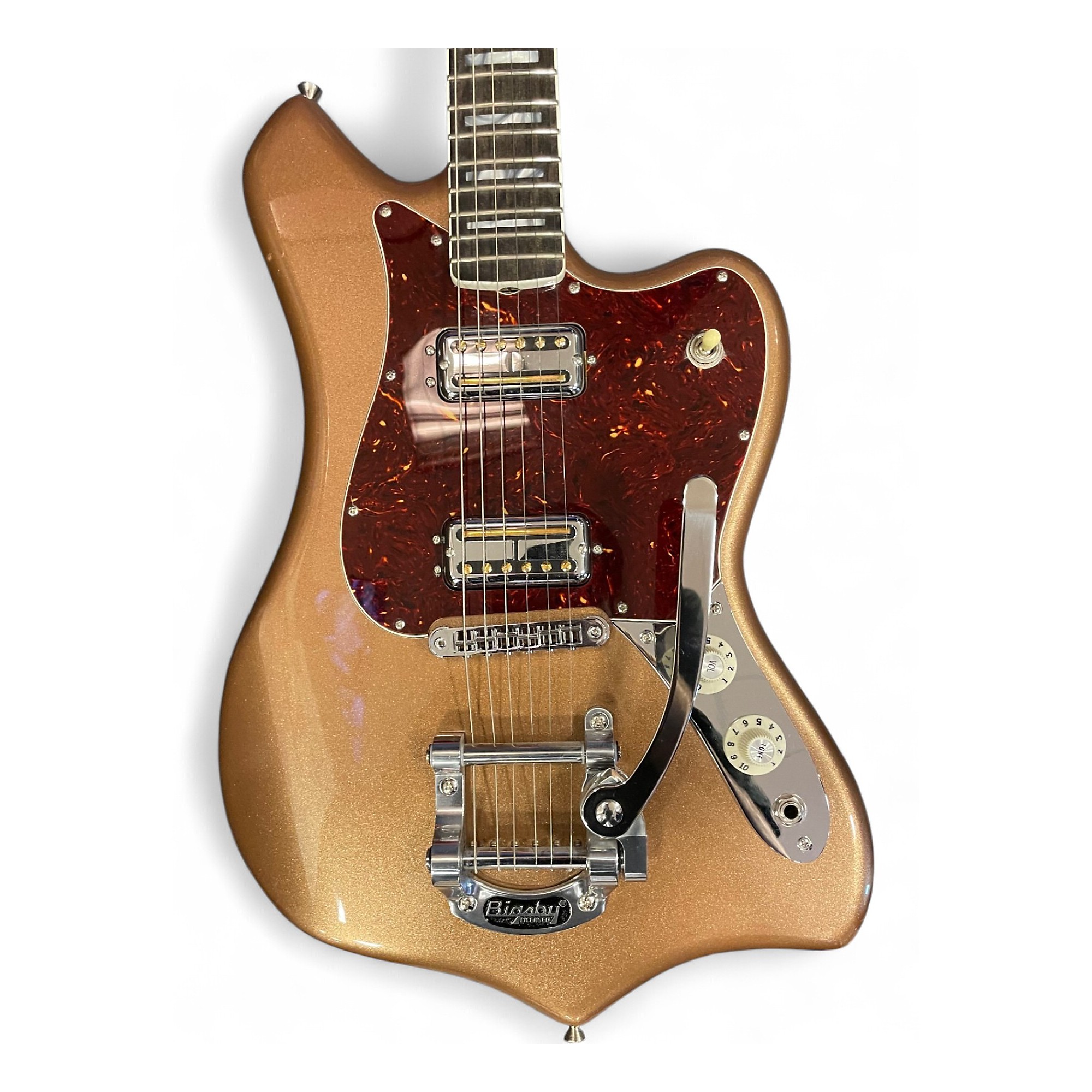 Used 2022 Fender Parallel Universe 2 Maverick Dorado Firemist Gold