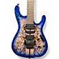 Used Ibanez S1070PBZ-CLB Cerulean Blue Burst Solid Body Electric Guitar