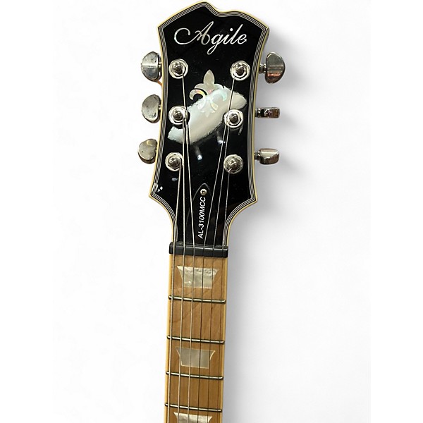 Used Agile al-3100 Seafoam Green Solid Body Electric Guitar