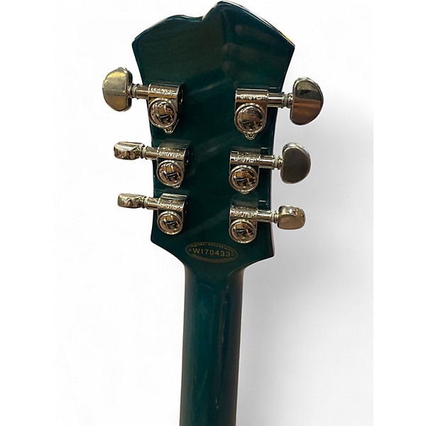 Used Agile al-3100 Seafoam Green Solid Body Electric Guitar