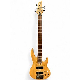 Used ESP LTD B205SM 5 String Natural Electric Bass Guitar
