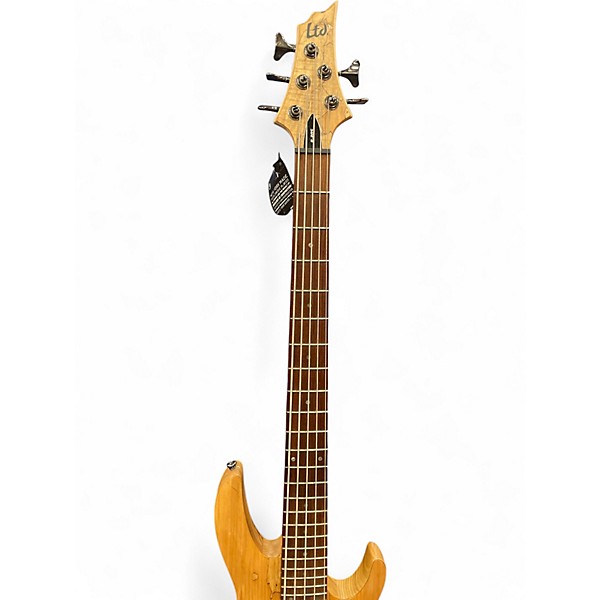 Used ESP LTD B205SM 5 String Natural Electric Bass Guitar