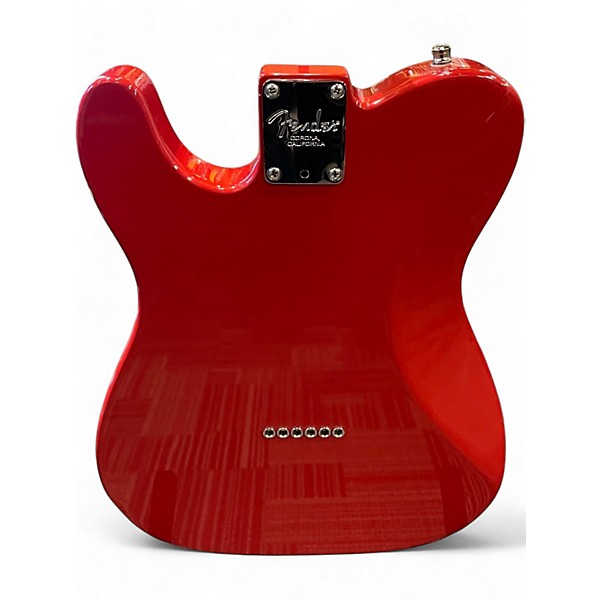 Used Fender American Standard Telecaster with Channel Bound Fingerboard Dakota Red Solid Body Electric Guitar