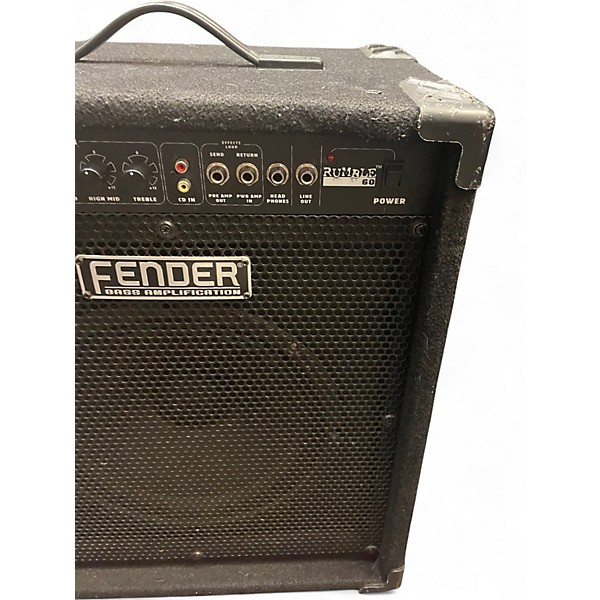 Used Fender Rumble 60 60W 1x12 Bass Combo Amp