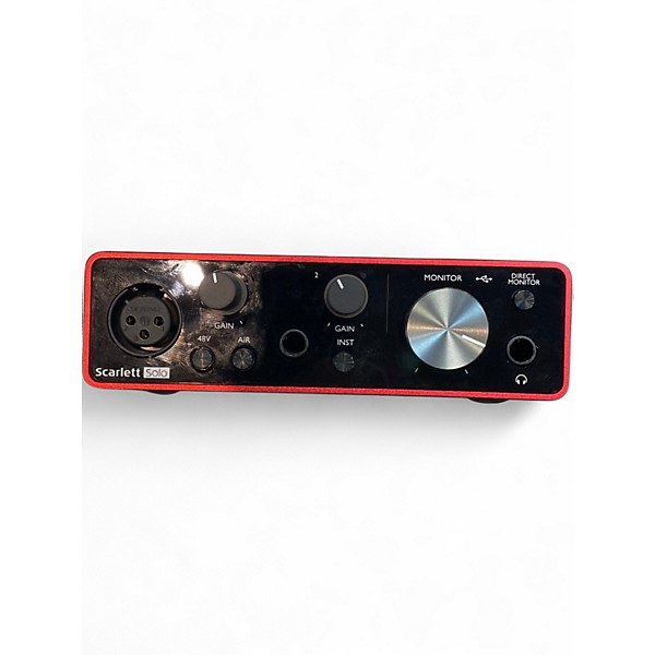 ギター scarlett  Solo THIRD-GENERATION Focusrite Scarlett Solo 3rd Gen USB Audio Interface | Sweetwater