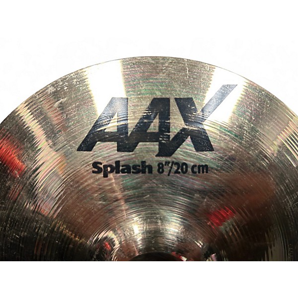 Used SABIAN 8in AAX Splash Brilliant Cymbal