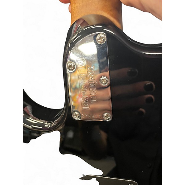 Used Ernie Ball Music Man Luke III Black Solid Body Electric Guitar