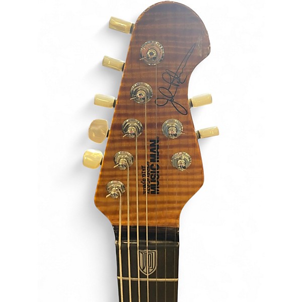 Used Ernie Ball Music Man JP7 7 String Red Burst Solid Body Electric Guitar