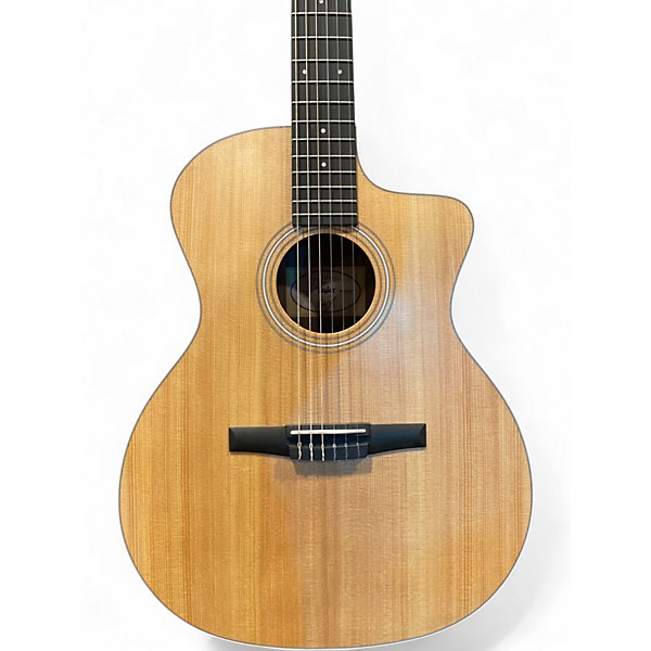 Used Taylor 214CEN Natural Classical Acoustic Electric Guitar