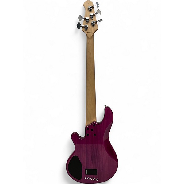Used Lakland 55-02 Skyline Series 5 String Trans Purple Electric Bass Guitar