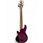 Used Lakland 55-02 Skyline Series 5 String Trans Purple Electric Bass Guitar