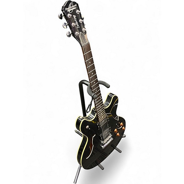 Used 2010s Oscar Schmidt DELTA KING OE30 Black Hollow Body