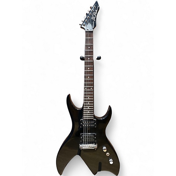 Used 2000s B.C. Rich Bronze Series Bich Black Solid Body Electric Guitar