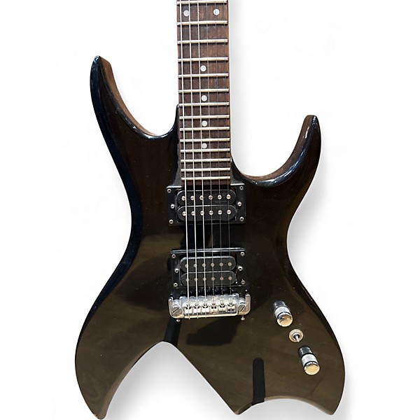 Used 2000s B.C. Rich Bronze Series Bich Black Solid Body Electric Guitar