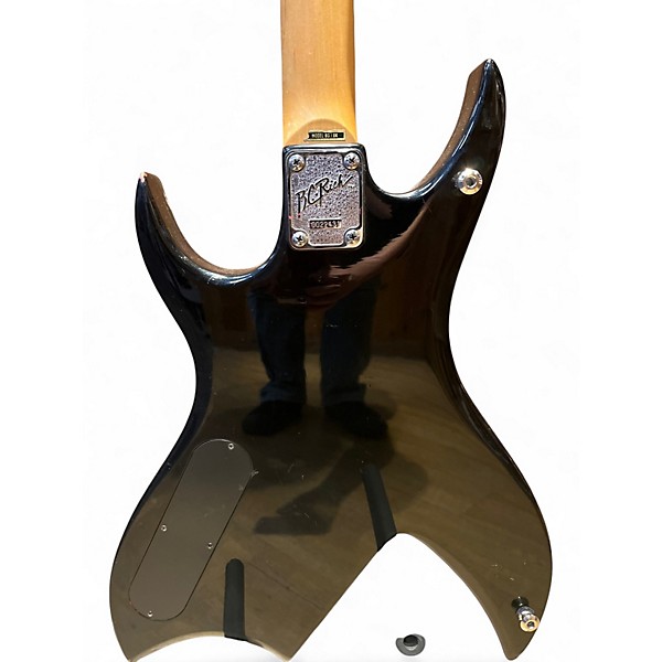 Used 2000s B.C. Rich Bronze Series Bich Black Solid Body Electric Guitar