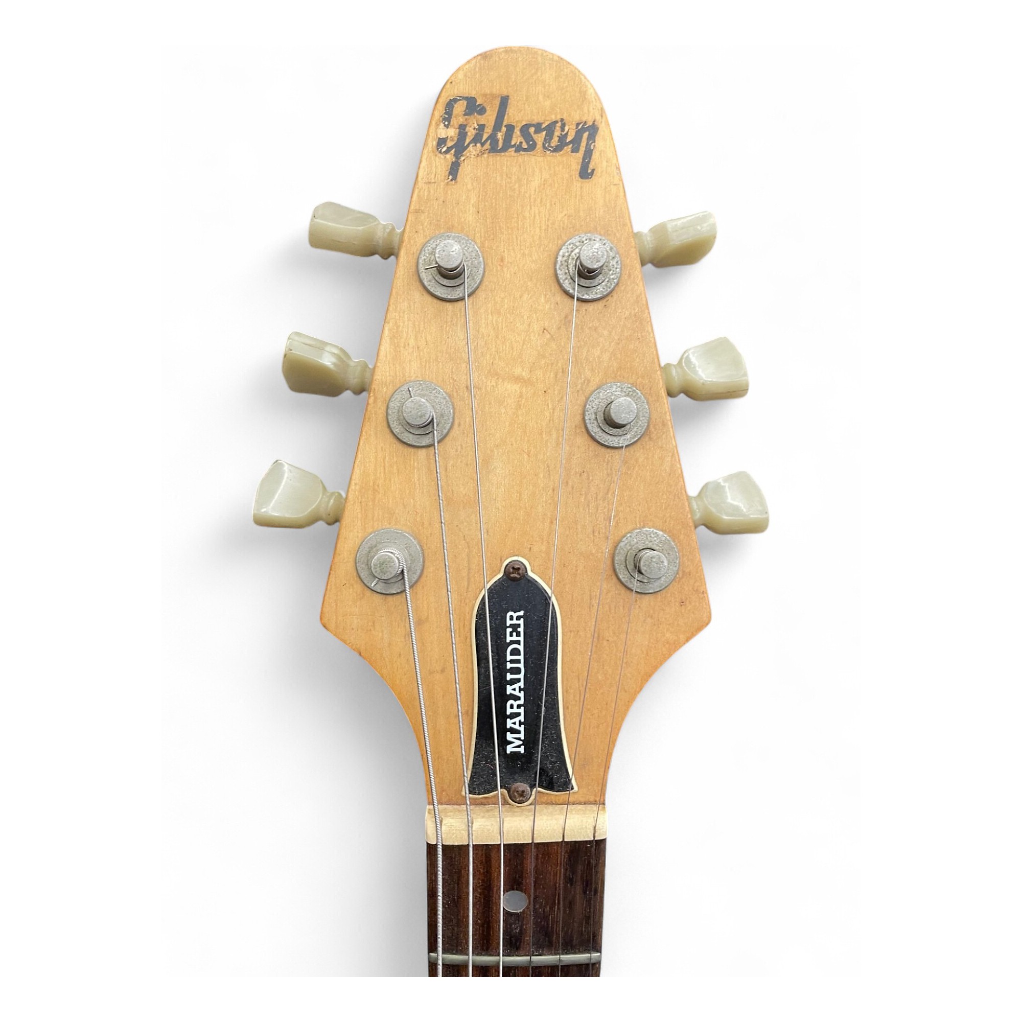 Vintage 1976 Gibson MARAUDER Natural Solid Body Electric