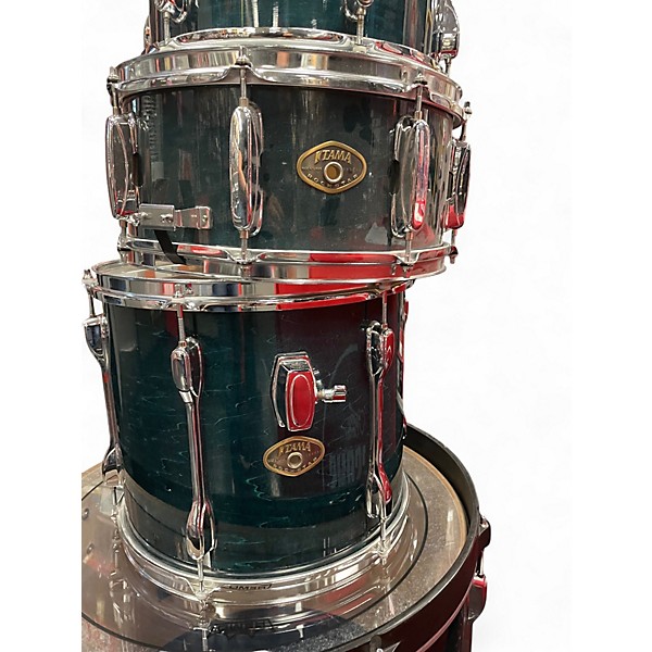 Used TAMA 5 Piece Rockstar Blue Drum Kit