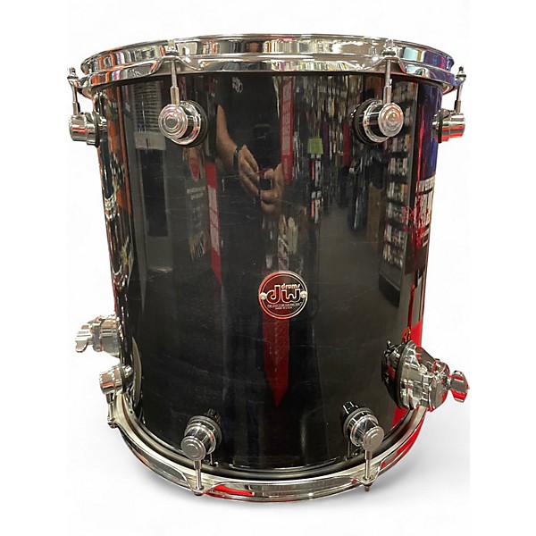 Used DW 16X16 Performance Series Ebony Stain Drum