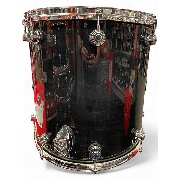 Used DW 16X16 Performance Series Ebony Stain Drum
