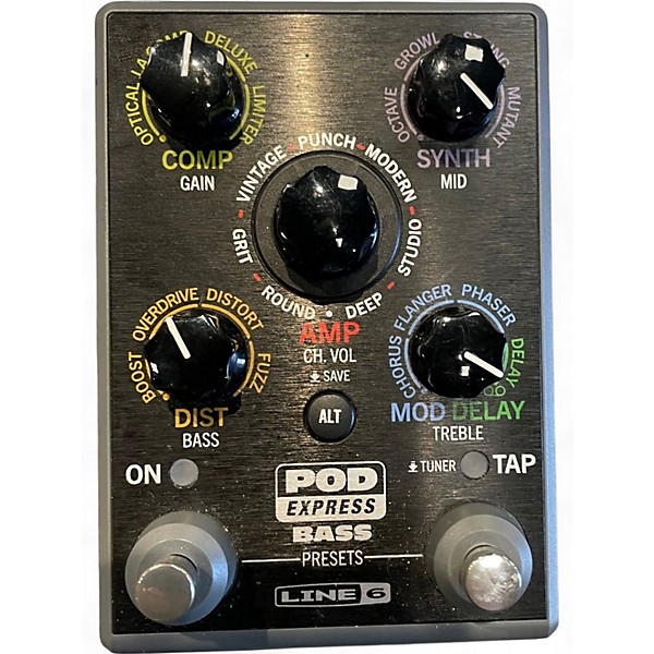 Used Line 6 POD Express Bass Bass Effect Pedal