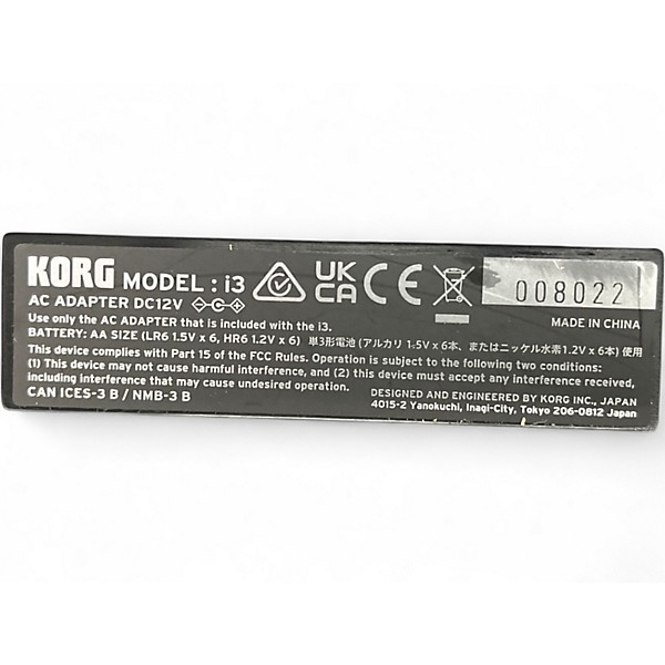 Used KORG i3 Keyboard Workstation