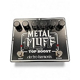 Used Electro-Harmonix Metal Muff Distortion With Top Boost Effect Pedal
