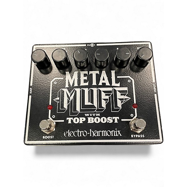 Used Electro-Harmonix Metal Muff Distortion With Top Boost Effect Pedal