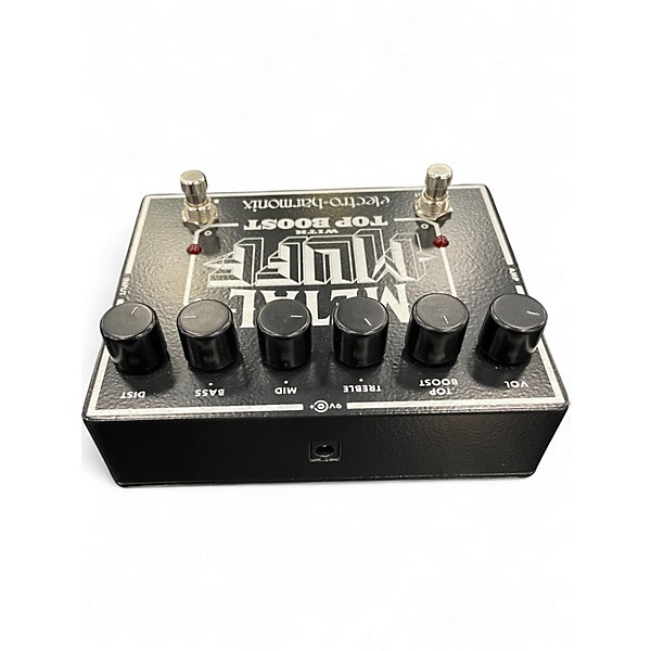 Used Electro-Harmonix Metal Muff Distortion With Top Boost Effect Pedal