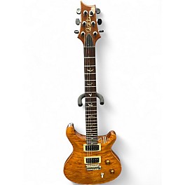 Used 2000 PRS Custom 10 Top Amber Solid Body Electric Guitar