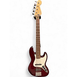 Used Fender JAZZ 5 STR BASS  Burgundy Electric Bass Guitar