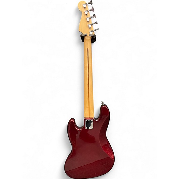 Used Fender JAZZ 5 STR BASS  Burgundy Electric Bass Guitar