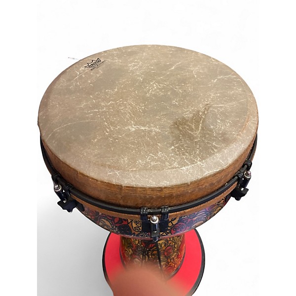 Used Remo Remo Mondo Djembe Drum 14" 2010s - Multi-Mask Djembe
