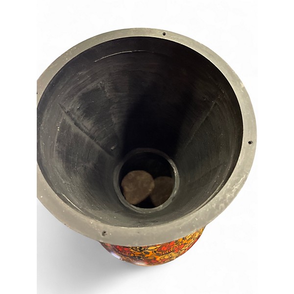 Used Remo Remo Mondo Djembe Drum 14" 2010s - Multi-Mask Djembe